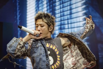 Singer Takahiro Moriuchi from One Ok Rock live on Detox European Tour 2025 in Berlin's