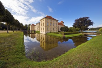 Rheinsberg Castle, countryside, Ostprignitz-Ruppin district, prime example of Friederician Rococo,