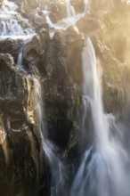 Epupa Falls, sunset at Epupa Waterfalls, Kaokoveld, Namibia