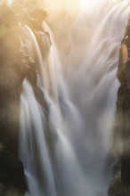 Detail, Epupa Falls, Water at Epupa Waterfalls, Kaokoveld, Namibia