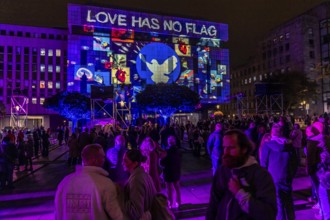 The 10th Essen Light Festival, in the city centre, second largest light art festival in Germany,