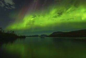 Magical Northern Lights over Abisko, Lapporten and Lake Torneträsk