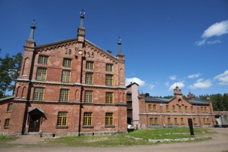Brick building, former paper factory and mill for the production of groundwood pulp board, UNESCO