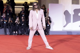 Venice, Italy - 3 September 2025: Jason Momoa during the red carpet of - Cartier Glory To The