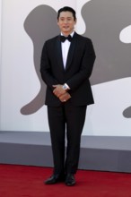 Venice, Italy - 3 September 2025: Teo Yoo during the red carpet of - The Voice Of Hind Rajab -