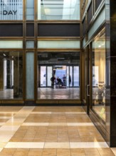 Interior design commercial property, partially vacant Shopping Quartier 205 in Friedrichstrasse and