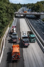 Rehabilitation of the A52 motorway near Essen, an 8 km long section between the Essen-Kettwig