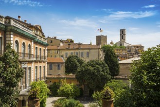 Panorama Old Town, Grasse, Alpes Maritimes, Provence Alpes Cote d'Azur, French Riviera, South of