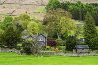 Farms in Lake District National Park, Cumbria, England, United Kingdom