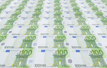 100 euro banknotes, 100 euros