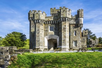 Wray Castle, Lake Windermere, Ambleside, Lake District, Cumbria, England, United Kingdom