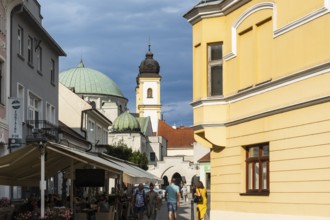 City tower and historic city centre, Capital of Culture 2026, Trencín, Slovakia