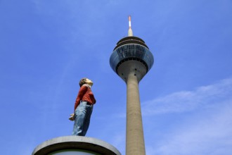 The figure Marlis by Christoph Pöggeler from 2001 (permanent work of art in public space), in the