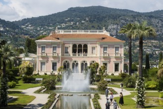 Renaissance-style villa and park, Villa Ephrussi de Rothschild, Saint-Jean-Cap-Ferrat, Cap Ferrat,