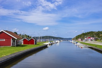 Maritime living and harbour ambience in the village of Henan on Orust, Bohuslän, Västra Götalands