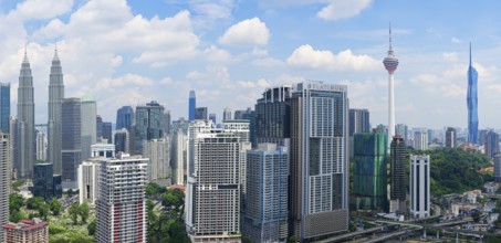 Kuala Lumpur city skyline, Malaysia, Asia