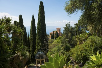 Botanical Garden, Giardino Hanbury, La Mortola, near Ventimiglia, Riviera dei Fiori, Liguria, Italy