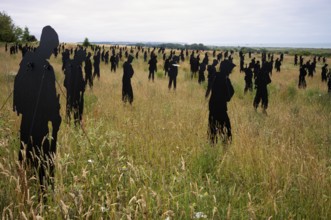 Installation, Standing with Giants, honours the victims of the fallen British soldiers by