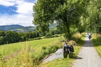 Sauerlandring cycle path, an 84 km long circular cycle path between the towns of Finnentrop,