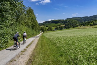 Sauerlandring cycle path, an 84 km long circular cycle path between the towns of Finnentrop,
