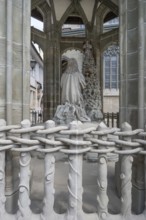 Jesus on the Mount of Olives around 1500, last restoration 2015 at St Nicholas Minster, Überlingen,