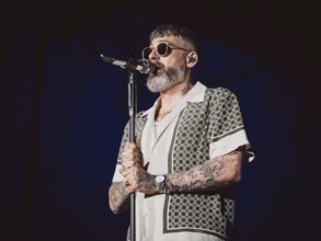 Sido live on 25 years of Sido - The anniversary tour at the Parkbühne Wuhlheide in Berlin on 11.07