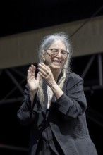 Patti Smith, singer, songwriter, USA, Patti Smith Quartet, open air at the Citadel Music Festival,