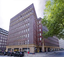 The Mohlenhof is one of the Kontorhaus office buildings that were built in Hamburg's city centre at