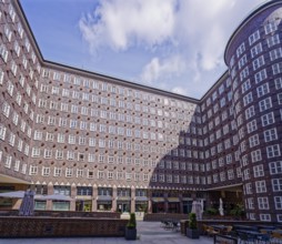 The Sprinkenhof is one of the office buildings constructed in Hamburg's city centre at the