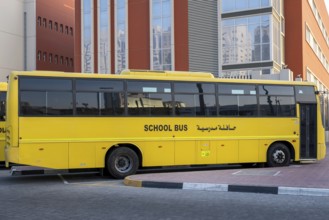 School bus, Abu Dhabi, United Arab Emirates