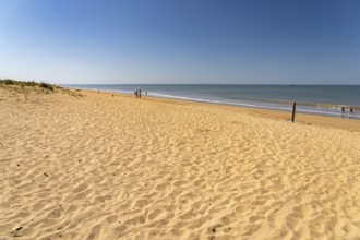 The Plage des Chardons beach in L'Aiguillon-la-Presqu'ile, France