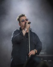 Sebastian Krumbiegel, singer of the band Die Prinzen at the Berliner Rundfunk 91.4 Open Air in the