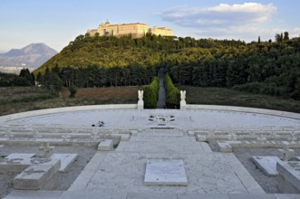 Cemetery of Polish soldiers, World War II military cemetery, memorial site under the Benedictine