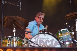 Patrick Carney, drummer, from THE BLACK KEYS live at the Zitadelle Spandau on 01.07.2025