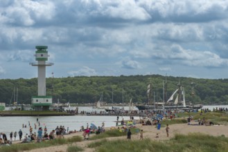 Windjammer Parade 2025 on the Kiel Fjord at the end of Kiel Week, tall ships, three-masters,