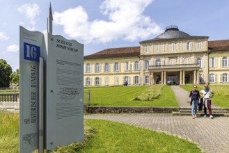 Hohenheim Palace. Campus of the University of Hohenheim. Stuttgart, Baden-Württemberg, Germany