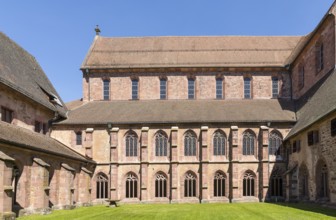 Cloister in Alpirsbach Monastery, Northern Black Forest, Baden-Württemberg, Germany