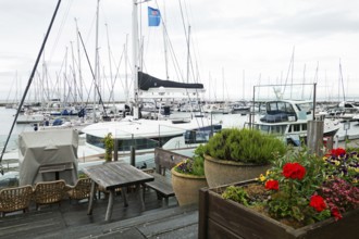 Boat harbour, Baltic Sea, Baltic resort, Kühlungsborn-Ost, Kühlungsborn, Rostock district,