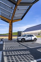 Electric charging station on the site of the former Lohberg colliery in Dinslaken, operated by