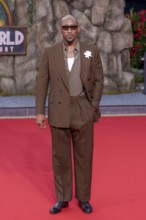 Mahershala Ali at the German premiere of the adventure film Jurassic World, the rebirth at Berlin's