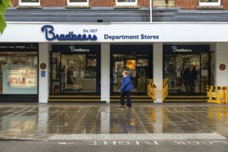 Bradbeers department store shop in city centre of Salisbury, Wiltshire, England, UK