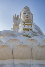 Guan Yin (Goddess of Mercy) statue at Wat Huay Pla Kang Temple in Chiang Rai province of Northern