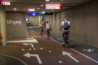 Central bicycle car park at Stationsplein, the largest bicycle car park in the world with over 13,