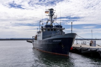 The town harbour of Sassnitz, Rügen, Mecklenburg-Vorpommern, Germany