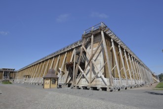 Longest graduation tower with 636 metres in Germany, record, length, size, spa gardens, Bad