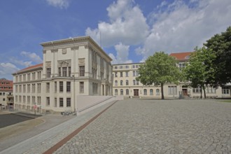 Historical Melanchtonianum, Rectorate and Thomasianum, Palais, Universitätsplatz, University, Halle