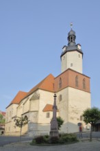 Gothic St George's Church, Valley Church, Mansfeld, Saxony-Anhalt, Germany