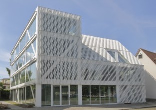 Modern Glass House of the Federal Cultural Foundation, Halle an der Saale, Saxony-Anhalt, Germany