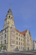 Historic building of the district court built in 1905, historicism, Halle an der Saale,