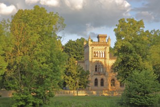 Christian Academy on the Saale, Ufer, Halle an der Saale, Saxony-Anhalt, Germany